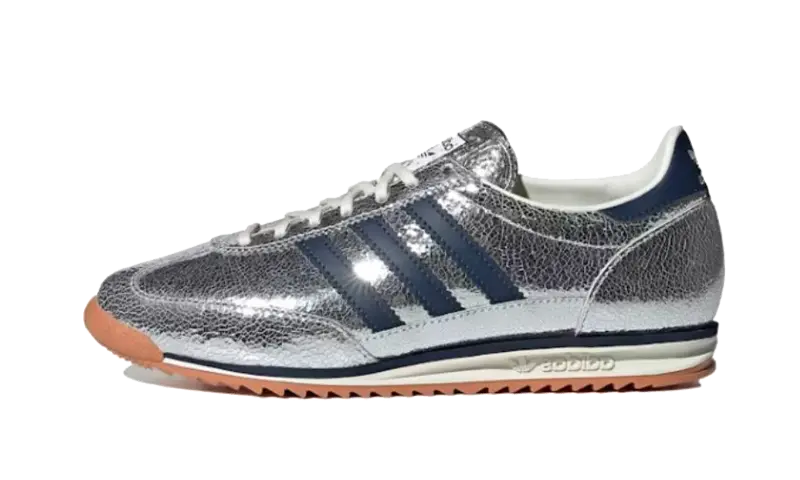 Adidas SL 72 OG Silver Metallic Collegiate Navy (Women's) - Got U Sneakers