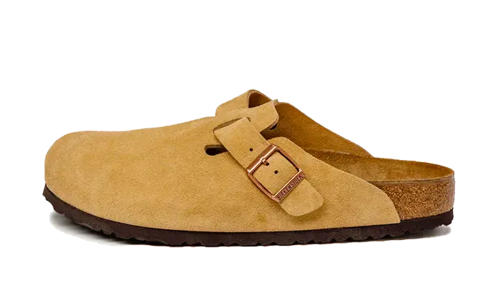Birkenstock Boston Suede Latte Cream - Got U Sneakers