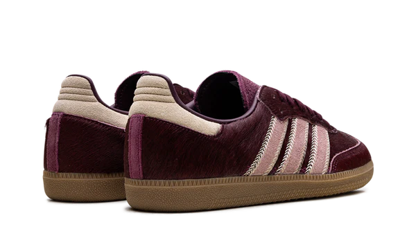 Sneakers Adidas Samba OG Maroon Sand Strata Pony Hair