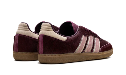 Sneakers Adidas Samba OG Maroon Sand Strata Pony Hair