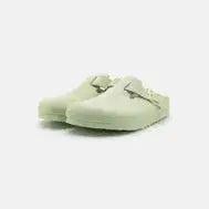 Birkenstock Boston suede faded lime - Got U Sneakers