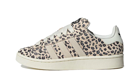 Basket leopard blanc suede daim cuir campus 00s adidas