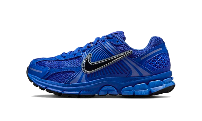 Basket bleu racer course metallic mesh zoom vomero 5 nike