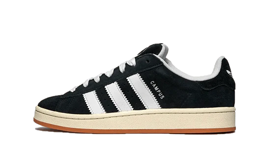 Basket noir blanc suede daim campus 00s adidas