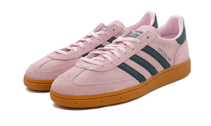 Basket rose bleu gum spezial handball adidas