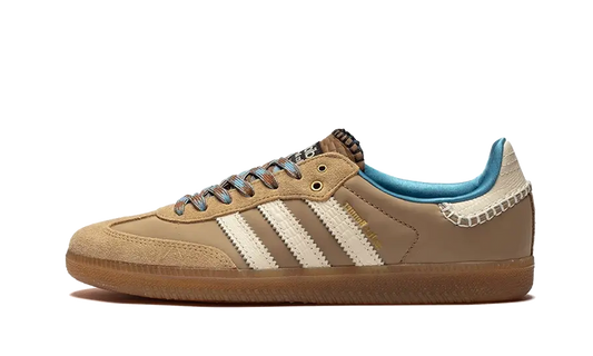 Basket marron sand bleu samba nylon wales bonner adidas