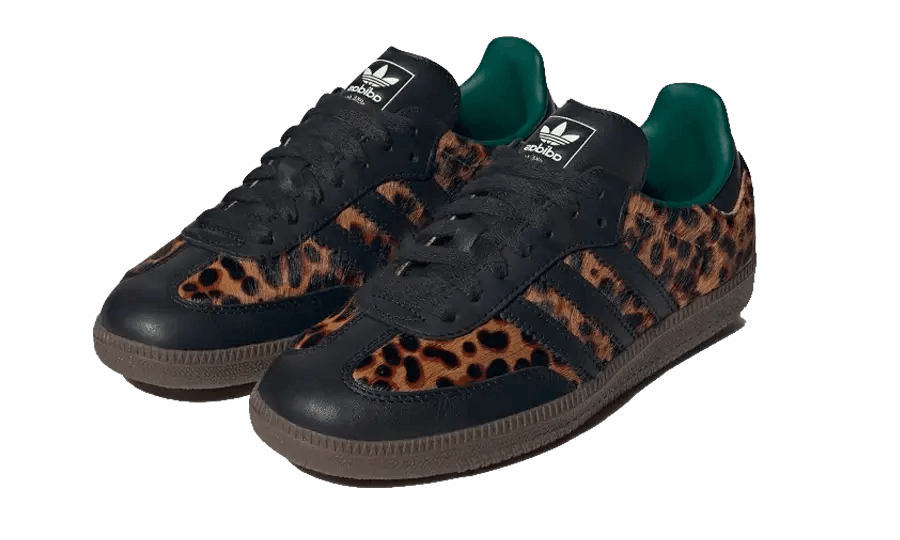 adidas Samba OG Black Green Leopard (Women's) - Got U Sneakers