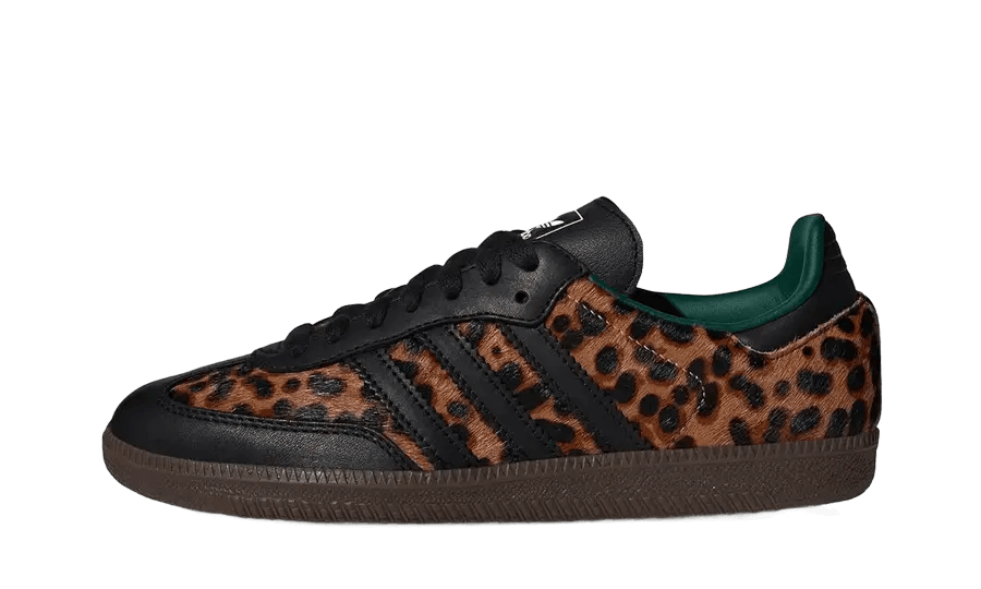 adidas Samba OG Black Green Leopard (Women's) - Got U Sneakers