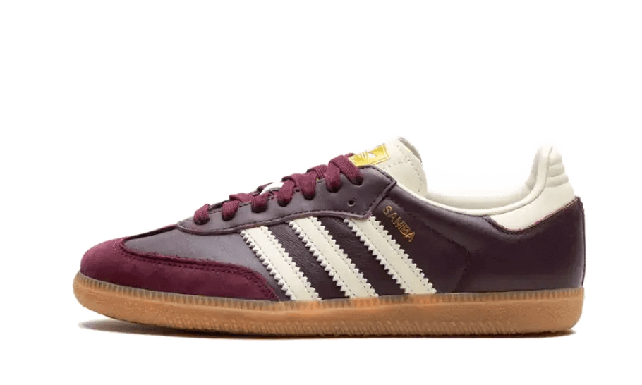 adidas Samba OG Maroon Gold Metallic (Women's) - Got U Sneakers