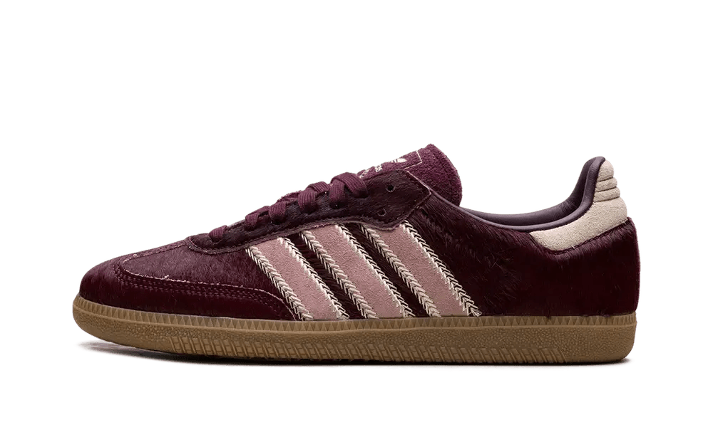 Adidas Samba OG Maroon Sand Strata Pony - Got U Sneakers