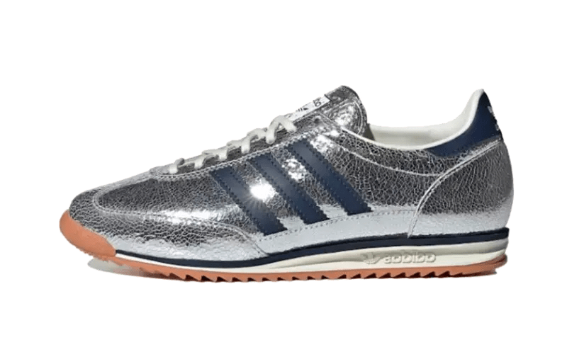 Adidas SL 72 OG Silver Metallic Collegiate Navy (Women's) - Got U Sneakers