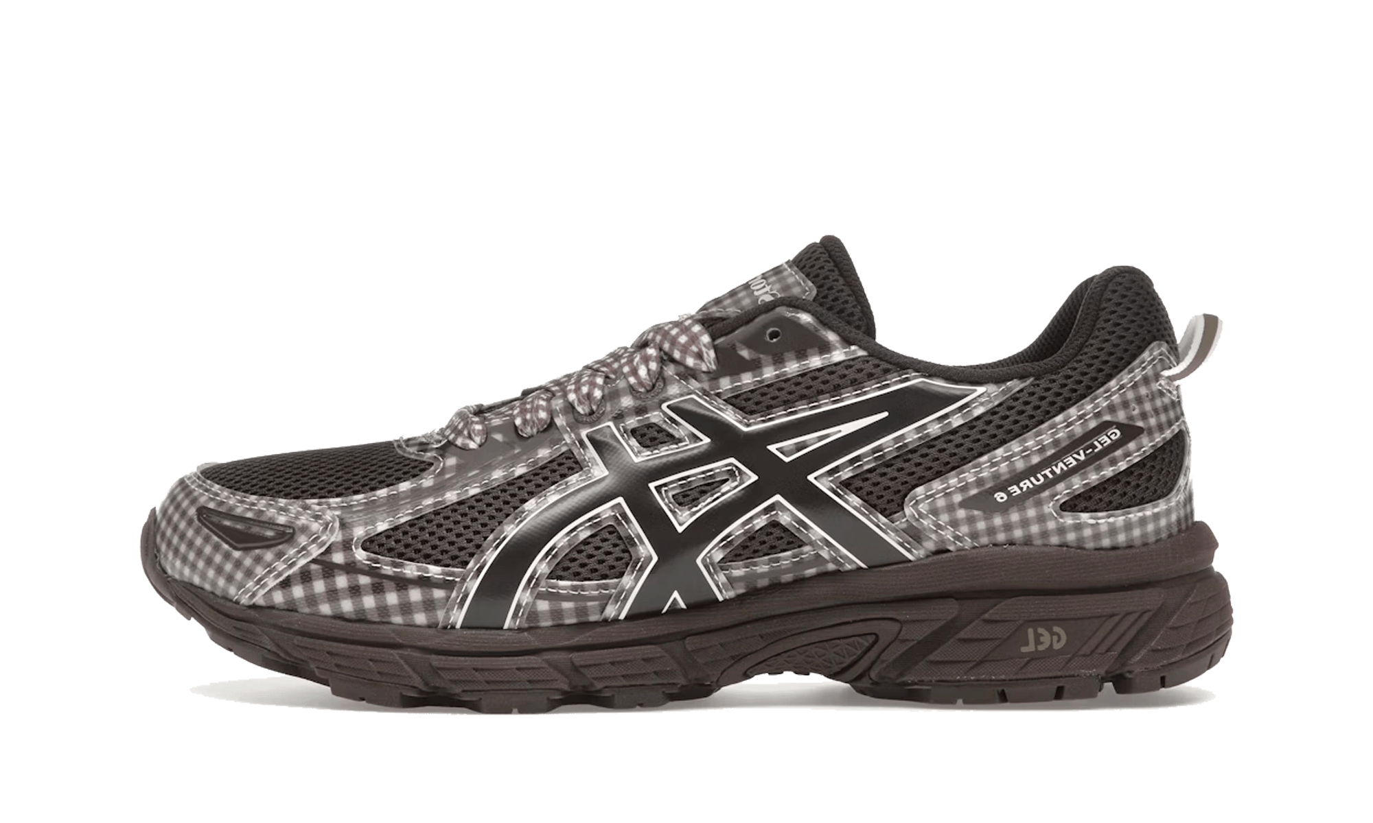 ASICS Gel - Venture 6 x Story mfg. Reddish Brown Gingham - Got U Sneakers