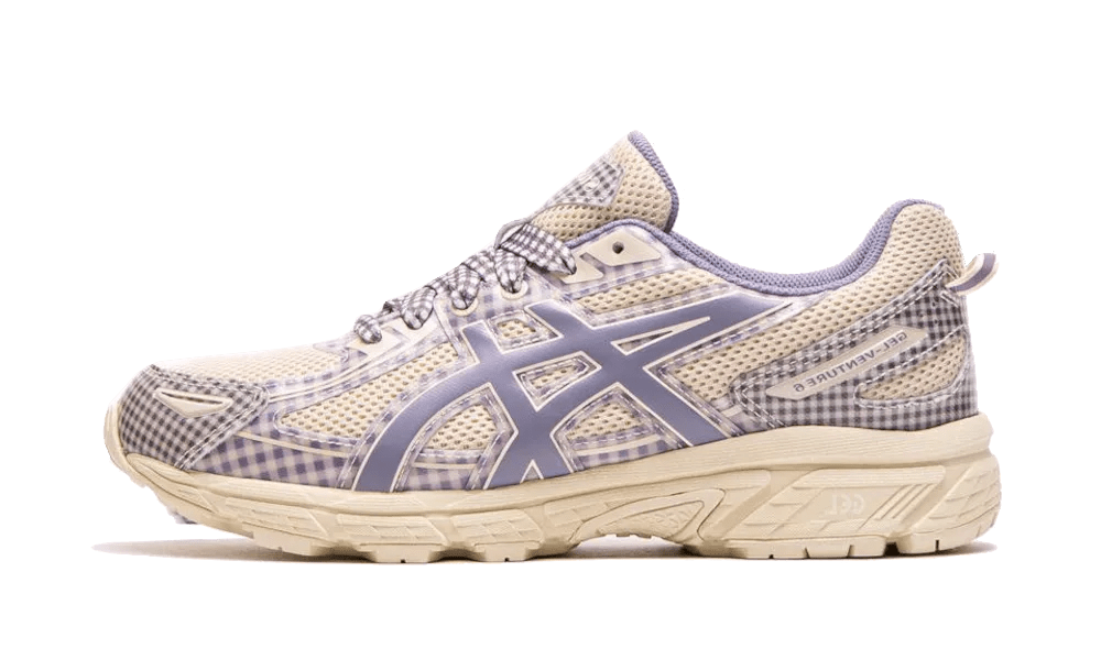 ASICS Gel - Venture 6 x Story mfg. Vanilla Violet Quartz Gingham - Got U Sneakers