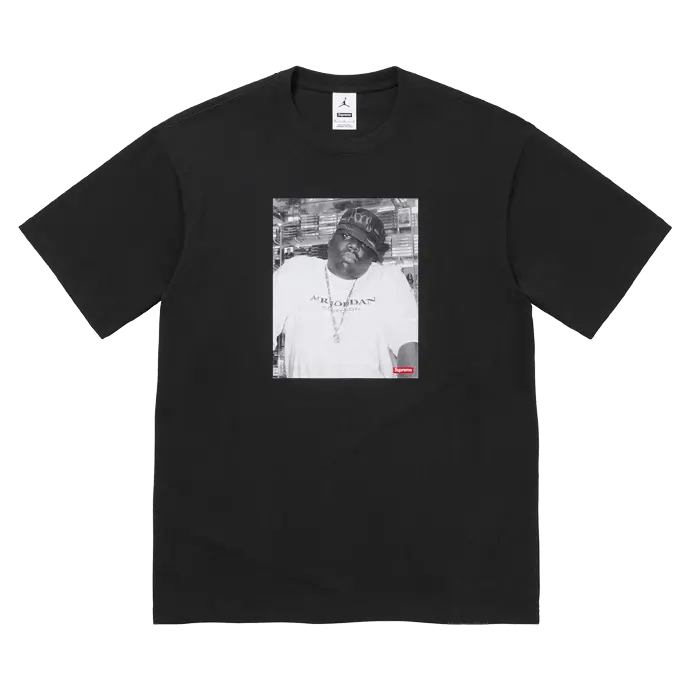 Supreme Jordan Biggie S/S Top Black - Got U Sneakers